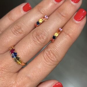 Pendientes rainbow