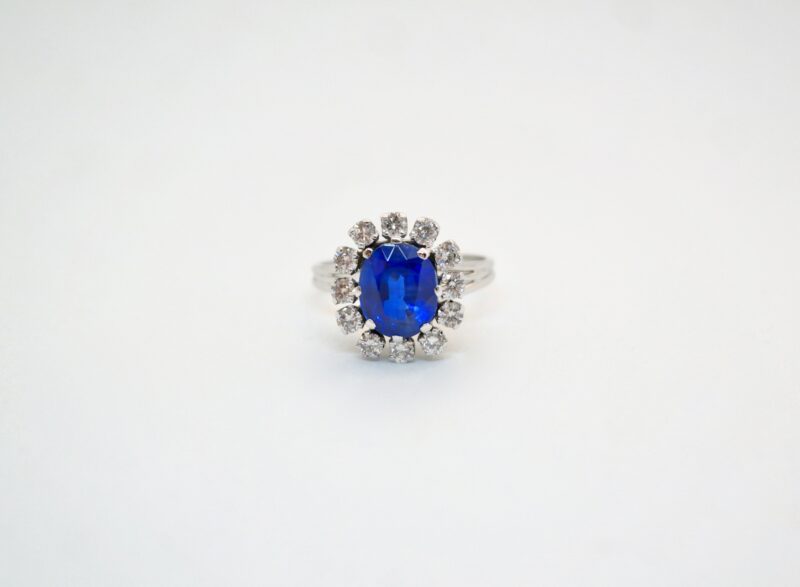 Sortija vintage Kainita diamantes